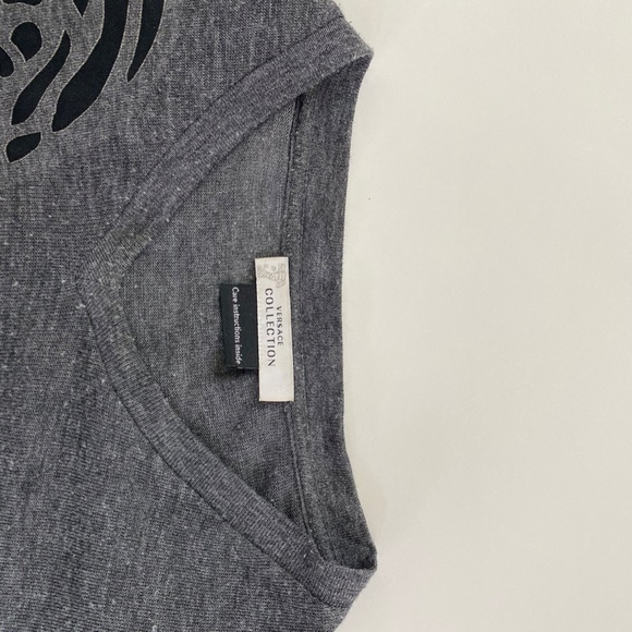 Versace (half medusa) v neck sweater - Picture 2 of 4